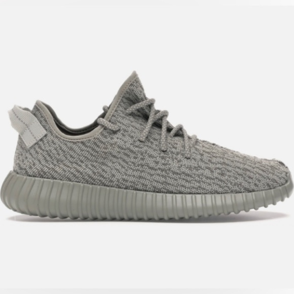 Gray Yeezy moonrock boost 350s